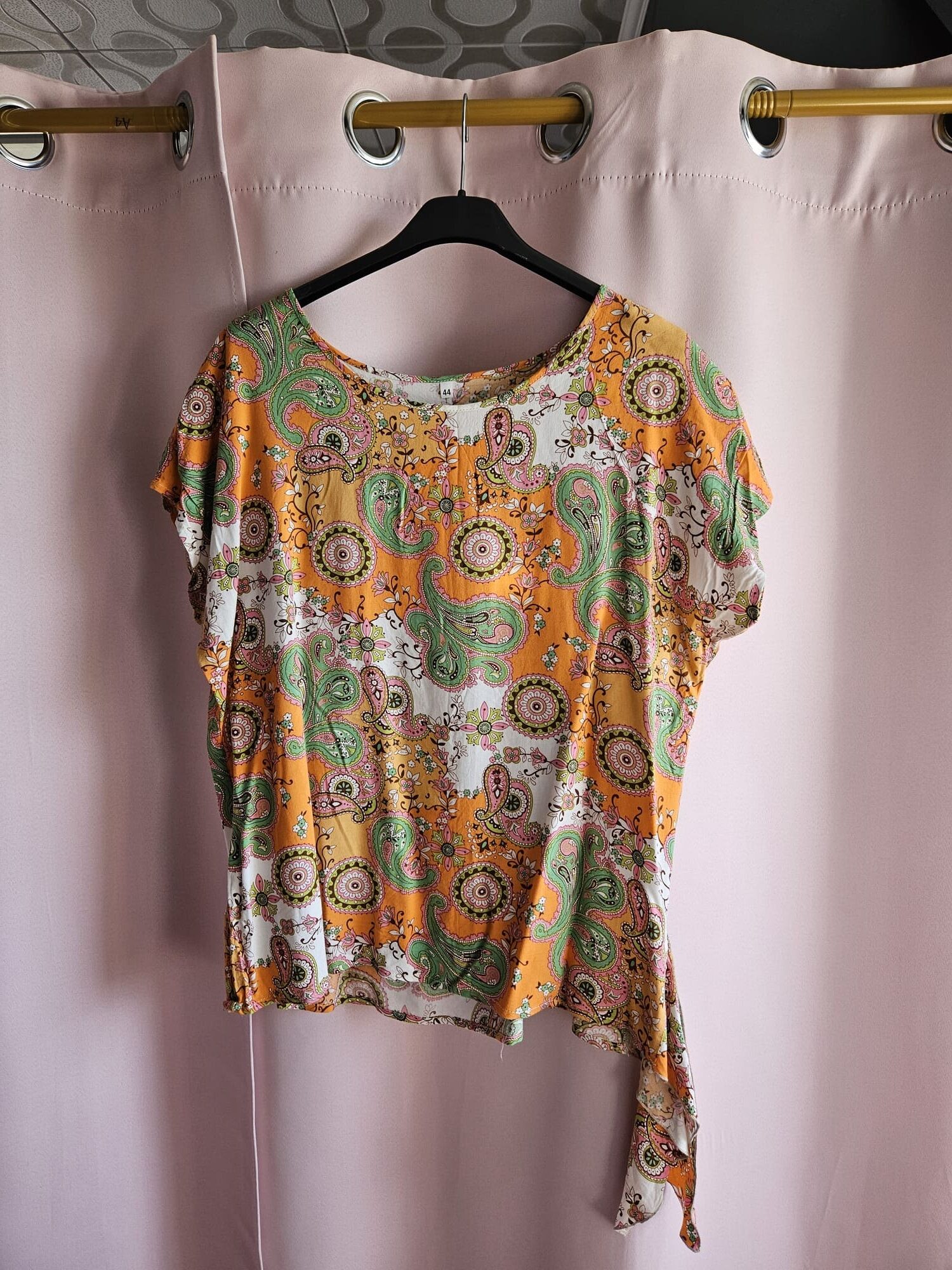 Bluzka ze wzorem paisley XXL - obrazek 2